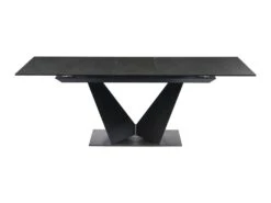 Table à Manger Extensible 6 à 8 Couverts En Céramique Et Métal - Gris Anthracite Et Noir - OLETIA De Pascal MORABITO 17 Table à Manger Extensible 6 à 8 Couverts En Céramique Et Métal - Gris Anthracite Et Noir - OLETIA De Pascal MORABITO -Mobilia Boutique table a manger 12510031