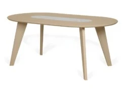 Table à Manger En Marbre LAGO - Chêne Et Marbre Blanc - TEMAHOME -Mobilia Boutique table a manger 12512541