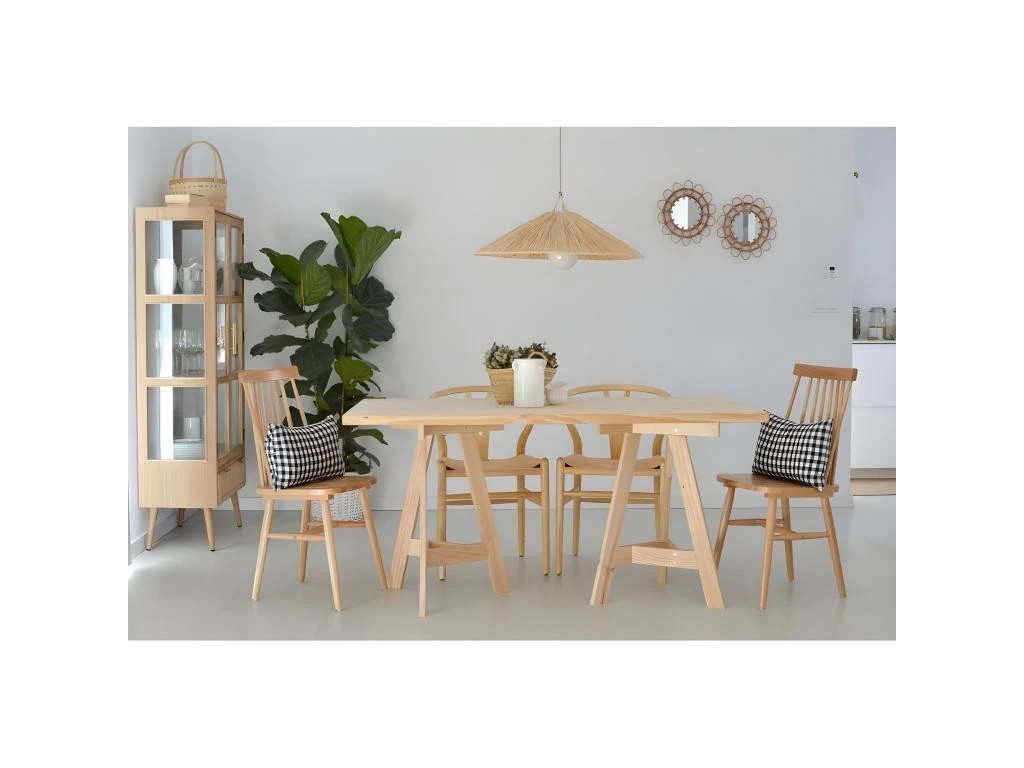 Plateau De Table En Pin 160 X 80 Cm Kit Line 5 Plateau De Table En Pin 160 X 80 Cm Kit Line – Image 3
