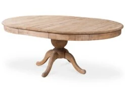 Table Ronde Extensible En Bois Massif SIDONIE Bois Naturel -Mobilia Boutique table a manger 12952701