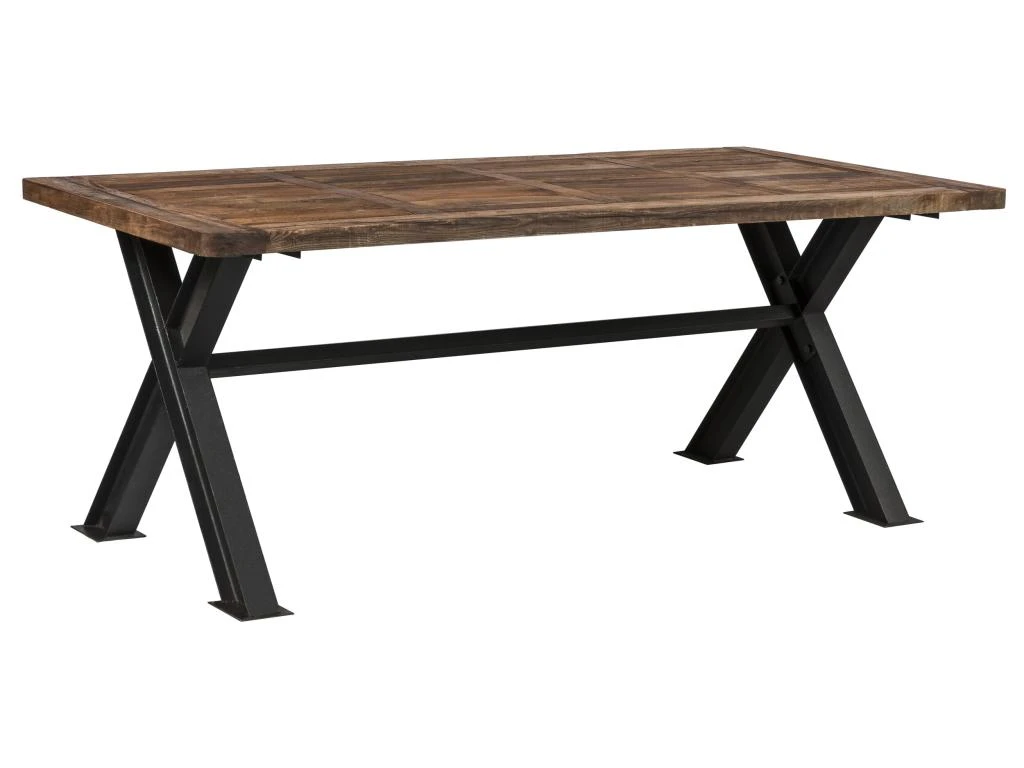 Table Rectangulaire Emar 8 Personnes En Bois 200 Cm 5 Table Rectangulaire Emar 8 Personnes En Bois 200 Cm – Image 3