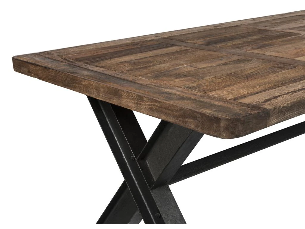 Table Rectangulaire Emar 8 Personnes En Bois 200 Cm 6 Table Rectangulaire Emar 8 Personnes En Bois 200 Cm – Image 4