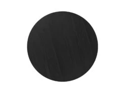 Table Ronde Réno 4 Personnes En Bois Noir D100 Cm -Mobilia Boutique table a manger 13008955