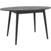 Table Ovale Eddy 6 Personnes En Bois Noir 130 Cm -Mobilia Boutique table a manger 13008961