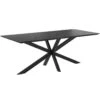 Table Rectangulaire Marvel 8 Personnes En Bois De Teck Recyclé Noir 220 Cm 2 Table Rectangulaire Marvel 8 Personnes En Bois De Teck Recyclé Noir 220 Cm -Mobilia Boutique table a manger 13009359