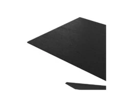 Table Rectangulaire Marvel 8 Personnes En Bois De Teck Recyclé Noir 220 Cm -Mobilia Boutique table a manger 13009369