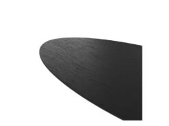 Table Ovale Sparo 8 Personnes En Bois De Teck Recyclé Noir 220 Cm -Mobilia Boutique table a manger 13009485