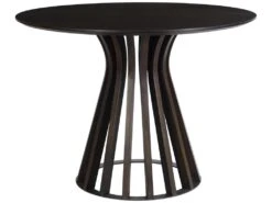 Table Ronde Colette 5 Personnes En Bois De Manguier D110 Cm