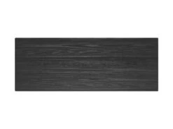 Table De Bar Rectangulaire Buvette 4 Personnes En Bois Noir 120 Cm -Mobilia Boutique table a manger 13010493