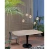 Table Ovale Chêne Massif Blanchi Sur Pied Tulipe - 130L X 80P -Mobilia Boutique table a manger 13016591