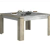 Table De Repas Carrée Bois/Gris - ALINE