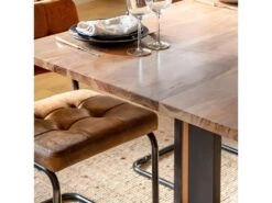 Table à Manger En Bois D'acacia Laurie -Mobilia Boutique table a manger 13069813