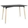 Table Rectangulaire 120 × 70cm Noire PIA - HAPPY GARDEN -Mobilia Boutique table a manger 13088323
