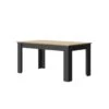 Table De Repas à Allonge Bois/Noir - VIENNE -Mobilia Boutique table a manger 13238691