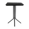 MAZE - Table Bar Plateau Bois Noir L75 -Mobilia Boutique table a manger 13260287