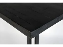 MAZE - Table Bar Plateau Bois Noir L75 -Mobilia Boutique table a manger 13260291