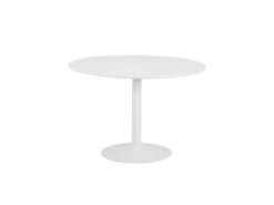 Taco Elipse - Table à Manger En Bois 160x110 - Couleur - Blanc -Mobilia Boutique table a manger 13296605
