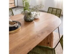 Table à Manger En Bois D'acacia Paulo -Mobilia Boutique table a manger 13398559