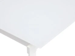 Table à Manger Extensible 4 à 14 Couverts En Verre Trempé Et Métal - Blanc - CHELDY 21 Table à Manger Extensible 4 à 14 Couverts En Verre Trempé Et Métal - Blanc - CHELDY -Mobilia Boutique table a manger 14290809