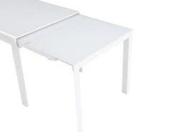 Table à Manger Extensible 4 à 14 Couverts En Verre Trempé Et Métal - Blanc - CHELDY 23 Table à Manger Extensible 4 à 14 Couverts En Verre Trempé Et Métal - Blanc - CHELDY -Mobilia Boutique table a manger 14290815