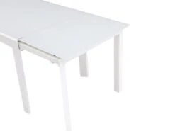 Table à Manger Extensible 4 à 14 Couverts En Verre Trempé Et Métal - Blanc - CHELDY 25 Table à Manger Extensible 4 à 14 Couverts En Verre Trempé Et Métal - Blanc - CHELDY -Mobilia Boutique table a manger 14290817