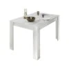 Table De Repas Rectangulaire Pin Blanc - LUBIO -Mobilia Boutique table a manger 14340785