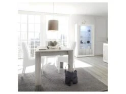 Table De Repas Rectangulaire Pin Blanc - LUBIO 7 Table De Repas Rectangulaire Pin Blanc - LUBIO -Mobilia Boutique table a manger 14340789