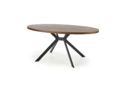 Table à Manger Ovale 170 X 95 X 70 Cm - Noyer -Mobilia Boutique table a manger 14696453