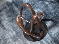 Table à Manger En Verre Trempé Noyer 1021 ANGEL CERDA -Mobilia Boutique table a manger 14718823