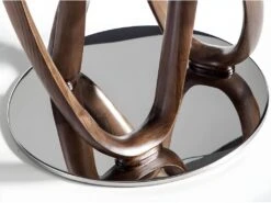 Table à Manger En Verre Trempé Noyer 1021 ANGEL CERDA -Mobilia Boutique table a manger 14718825