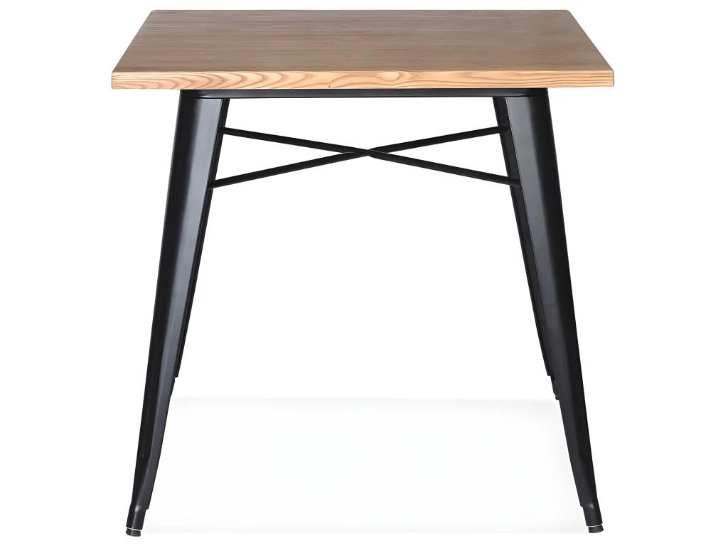 Table De Repas Industrielle "Nevada" 76cm Gris 4 Table De Repas Industrielle "Nevada" 76cm Gris – Image 2