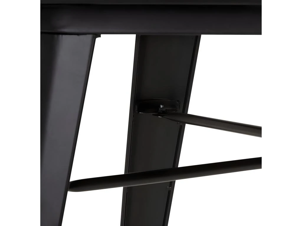 Table De Repas Industrielle "Nevada" 76cm Gris 6 Table De Repas Industrielle "Nevada" 76cm Gris – Image 4