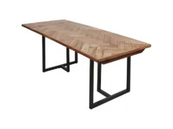 Table De Repas En Bois "Ridoma" 180cm Marron -Mobilia Boutique table a manger 15187333