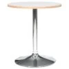Table De Repas Ronde "Horacio" 74cm Argent & Blanc -Mobilia Boutique table a manger 15187425