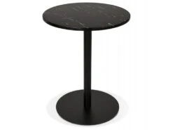 Table De Repas Design "Esperanza" 76cm Noir