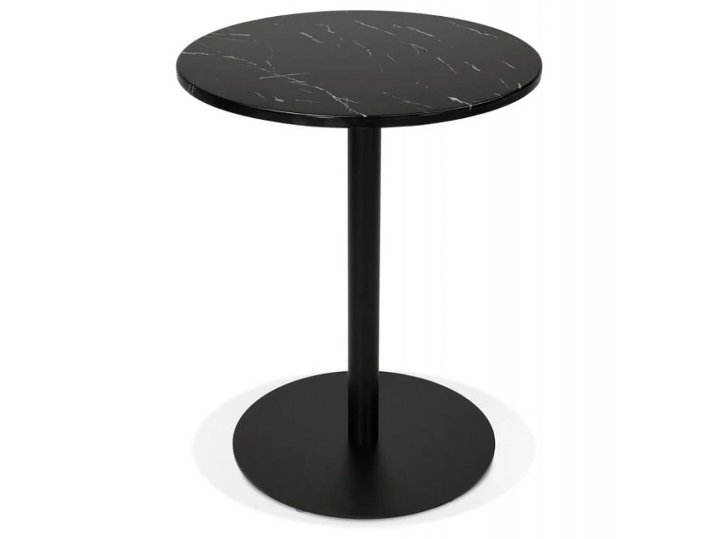Table De Repas Design "Esperanza" 76cm Noir 3 Table De Repas Design "Esperanza" 76cm Noir
