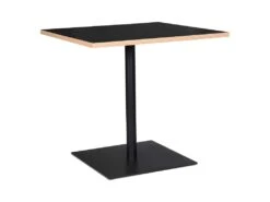 Table De Repas Carrée "Polanzia" 80cm Noir