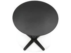 Table De Repas Pliable Design "Ludmila" 76cm Noir -Mobilia Boutique table a manger 15188121