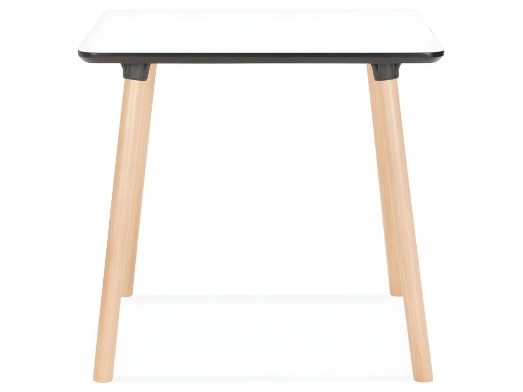 Table De Repas Scandinave "Azerano" 80cm Blanc 4 Table De Repas Scandinave "Azerano" 80cm Blanc – Image 2