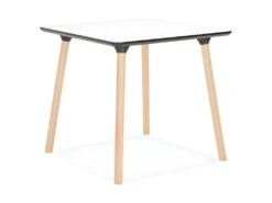 Table De Repas Scandinave "Azerano" 80cm Blanc 9 Table De Repas Scandinave "Azerano" 80cm Blanc -Mobilia Boutique table a manger 15449811