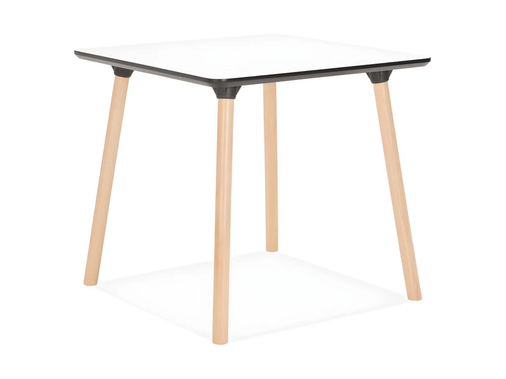 Table De Repas Scandinave "Azerano" 80cm Blanc 5 Table De Repas Scandinave "Azerano" 80cm Blanc – Image 3