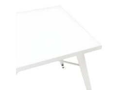 Table De Repas Vintage "Calaco" 76cm Blanc 10 Table De Repas Vintage "Calaco" 76cm Blanc -Mobilia Boutique table a manger 15450383