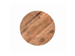 Table De Repas Ronde En Bois "Tibet" 120cm Marron -Mobilia Boutique table a manger 15465091