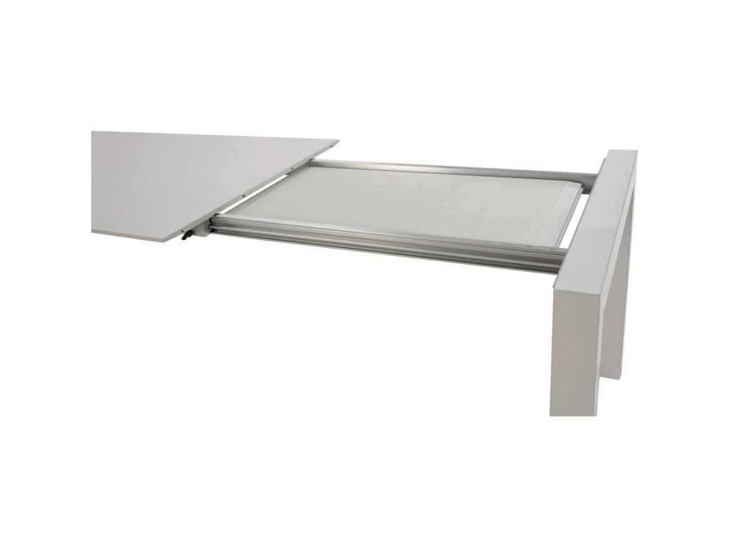 Table De Salle à Manger Bois -- Blanc 4 Table De Salle à Manger Bois -- Blanc – Image 2