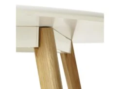 Table De Repas Scandinave "Pacio" 90cm Blanc -Mobilia Boutique table a manger 15465483