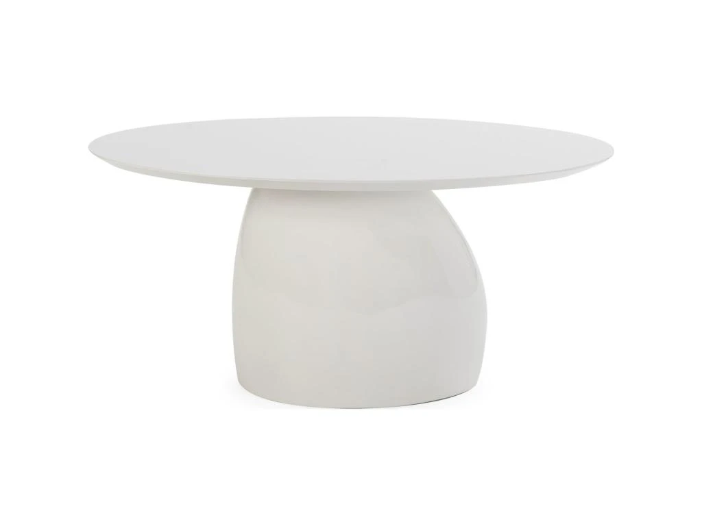 Table De Salle à Manger Bois/Fibre De Verre -- Blanc 3 Table De Salle à Manger Bois/Fibre De Verre -- Blanc