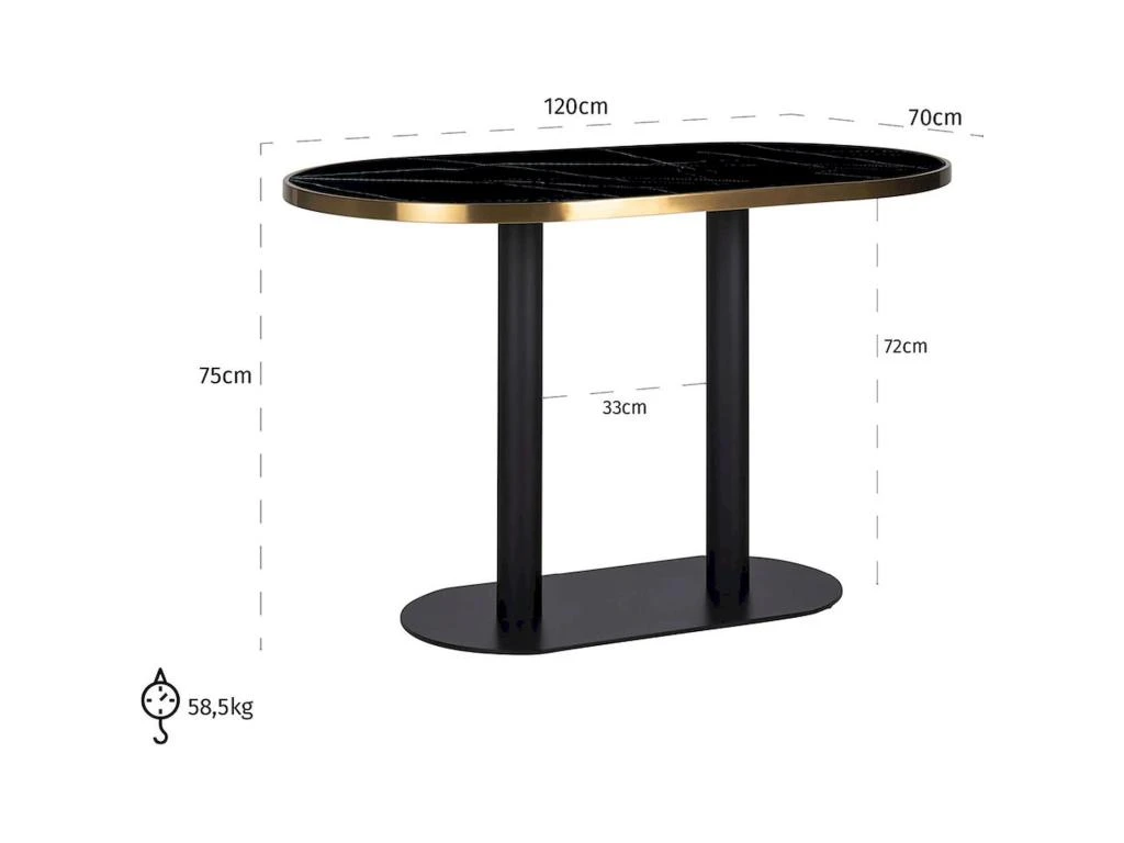 Table A Diner Zenza Ovale 7 Table A Diner Zenza Ovale – Image 5