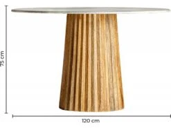 Table De Salon Plissé Wood -Mobilia Boutique table a manger 15466961