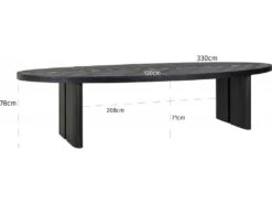 Table à Dîner Lilly Ovale 330 -Mobilia Boutique table a manger 15466981