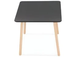 Table De Repas Scandinave "Azerano" 80cm Noir -Mobilia Boutique table a manger 15467055